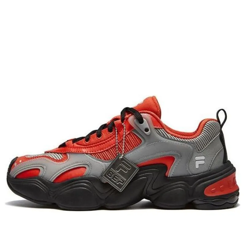 (WMNS) FILA FUSION Tenacity x BEP Sneakers 'Orange Grey Black' T12W334101FOB sold by KicksCrew