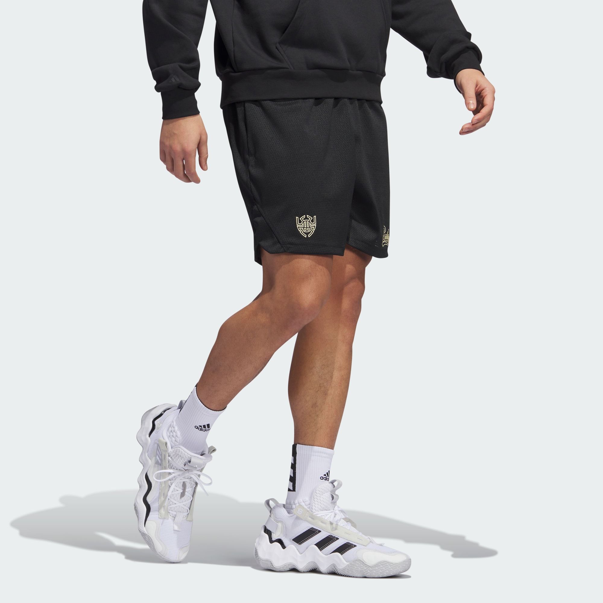adidas D.O.N. Select Shorts 'Black' IJ0285 sold by KicksCrew product image thumbnail 4