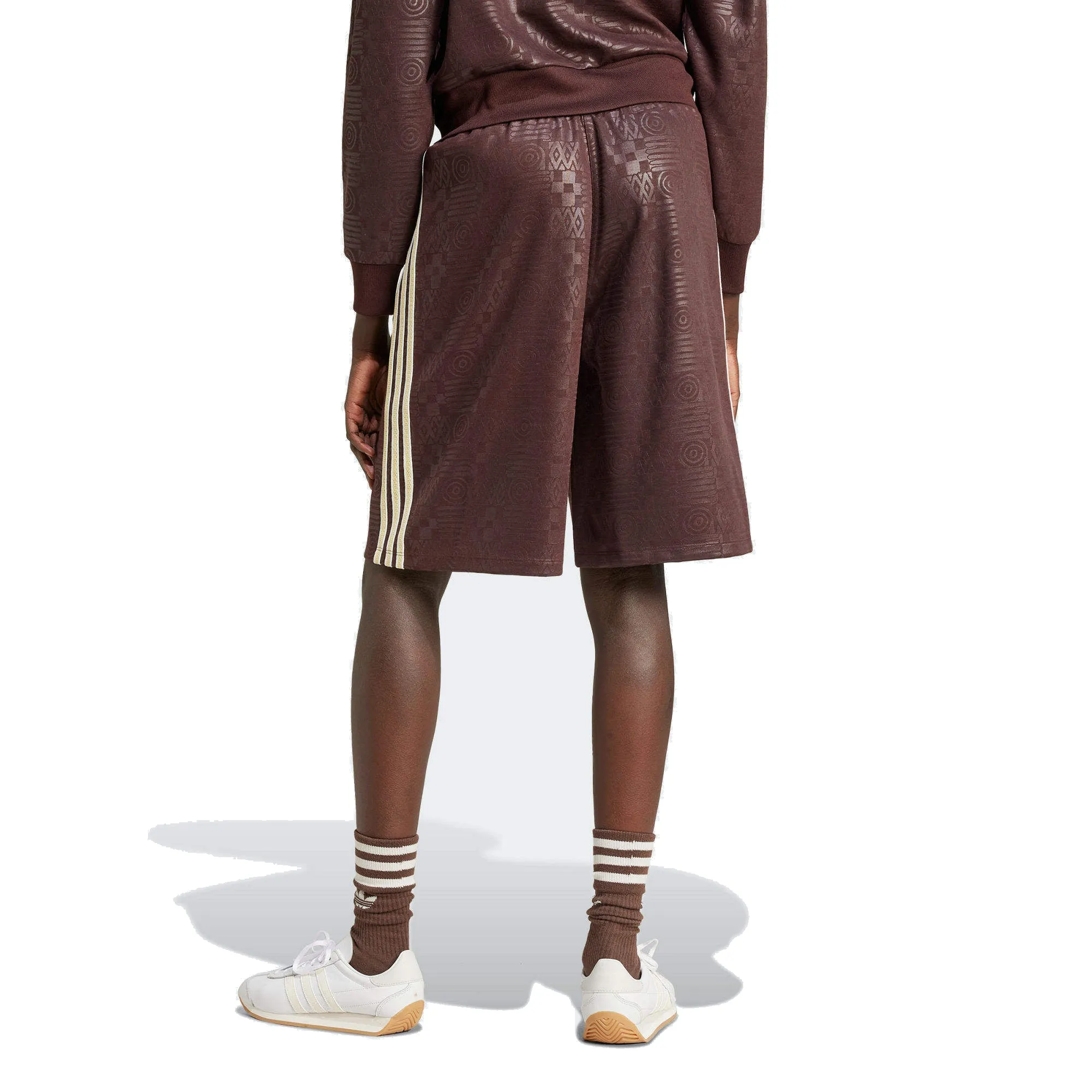 (WMNS) adidas '80s Capri Shorts 'Brown' JC6142 sold by KicksCrew product image thumbnail 3