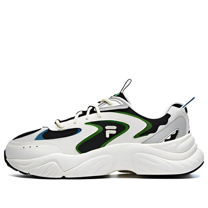 (WMNS) FILA FUSION Conch DX Sneakers 'White Black' T12M311111FGV sold by KicksCrew