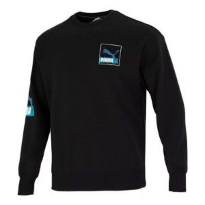 Puma Brand Love Crew Sweatshirt 'Black' 537657-01 sold by KicksCrew