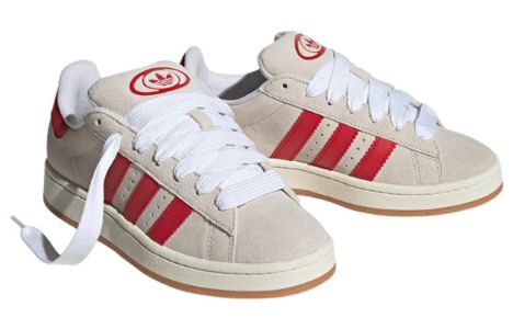 (WMNS) adidas Campus 00s 'Crystal White Scarlet' GY0037 sold by KicksCrew