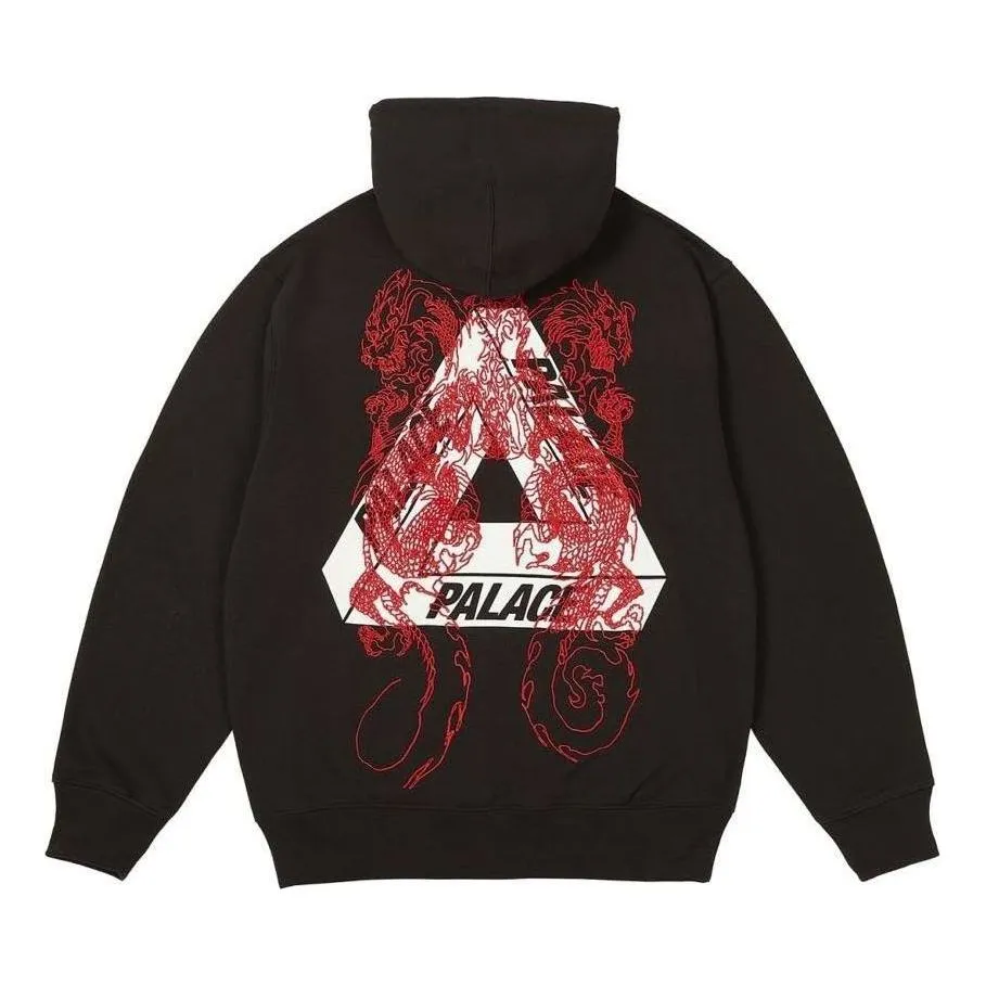 Palace Tri-Dragon Hoodie 'Black' P26CS001 sold by KicksCrew