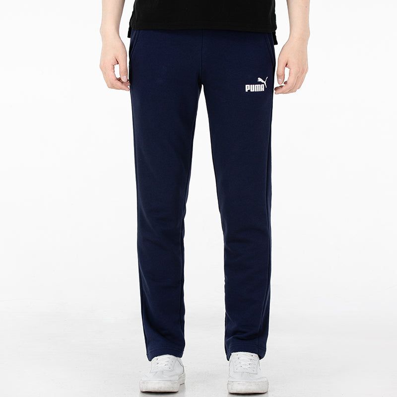 Puma Essentials Logo Pants 'Navy White' 589024-06 sold by KicksCrew product image thumbnail 3