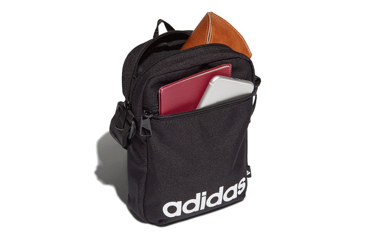 adidas Essentials Logo Shoulder Bag 'Black' GN1948 sold by KicksCrew product image thumbnail 4
