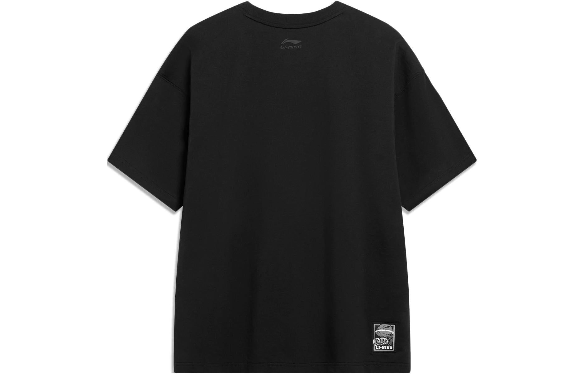 Li-Ning Basketball Graphic T-shirt 'Black' AHST571-3 sold by KicksCrew product image thumbnail 2
