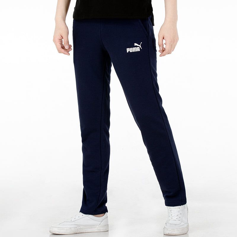 Puma Essentials Logo Pants 'Navy White' 589024-06 sold by KicksCrew product image thumbnail 5