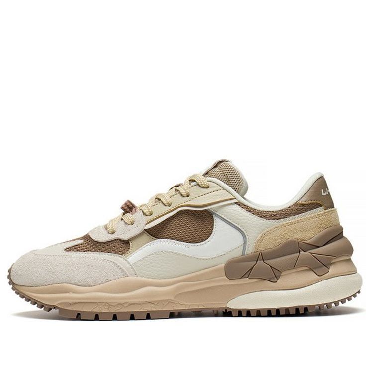 Li-Ning Counterflow Casual Shoes 'White Brown' AGLS157-5 sold by KicksCrew