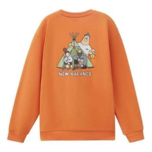 New Balance x JHI Casual Printing Graphic Sweatshirt 'Orange' NCA89053-ORG sold by KicksCrew