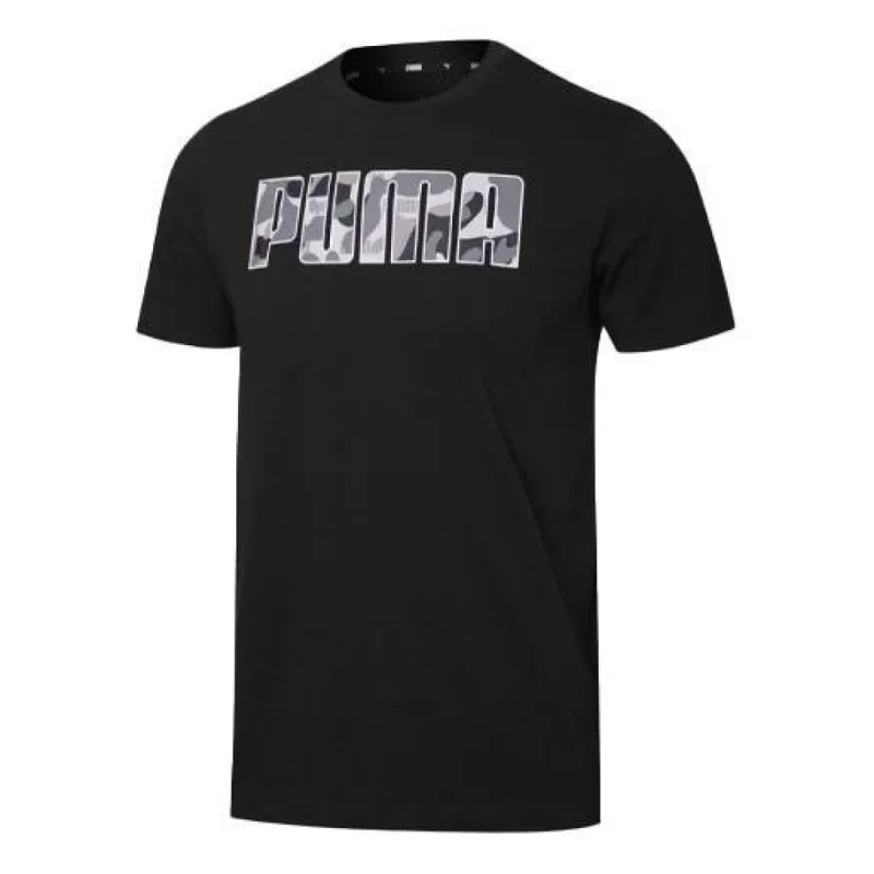 Puma Rebal Graphic T-Shirt 'Black' 846002-01 sold by KicksCrew