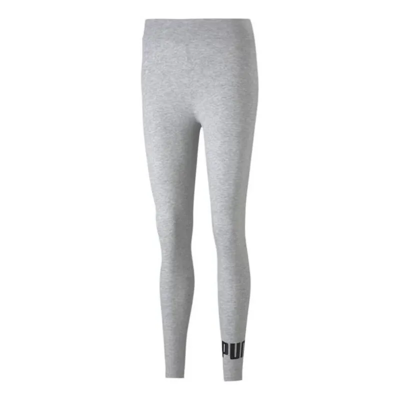 (WMNS) Puma Essentials Logo Leggings 'Light Grey Heather' 589443-04 sold by KicksCrew