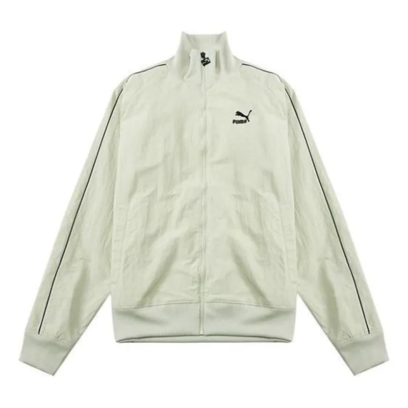Puma T7 Crinkled Track Jacket 'Green' 535557-33 sold by KicksCrew
