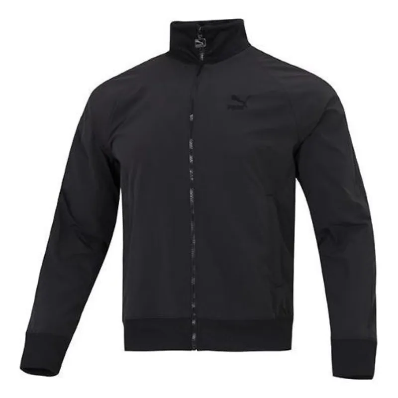 Puma T7 Crinkled Track Jacket 'Black' 535557-01 sold by KicksCrew