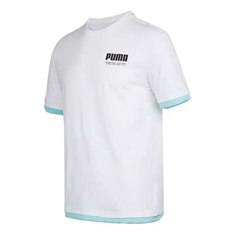Puma Summer Court T-Shirt 'White' 845862-02 sold by KicksCrew