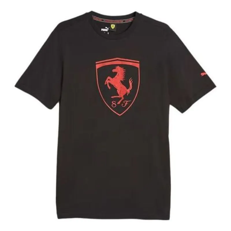 Puma Scuderia Ferrari Race Big Shield Motorsport Tee 'Black' 620951-01 sold by KicksCrew