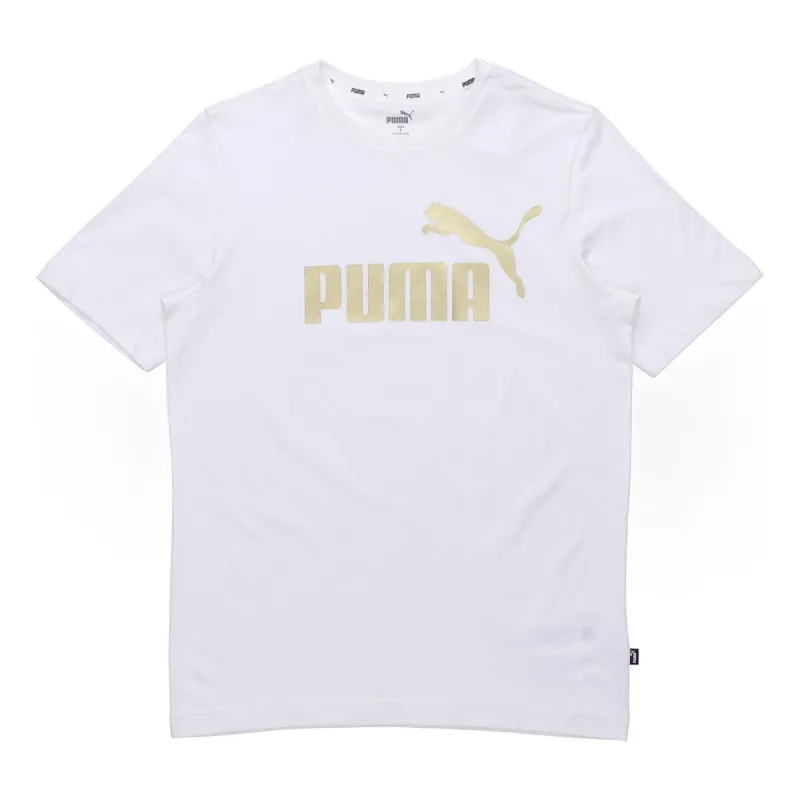 Puma Printed Short Sleeve T-Shirt 'White' 845573-02 sold by KicksCrew