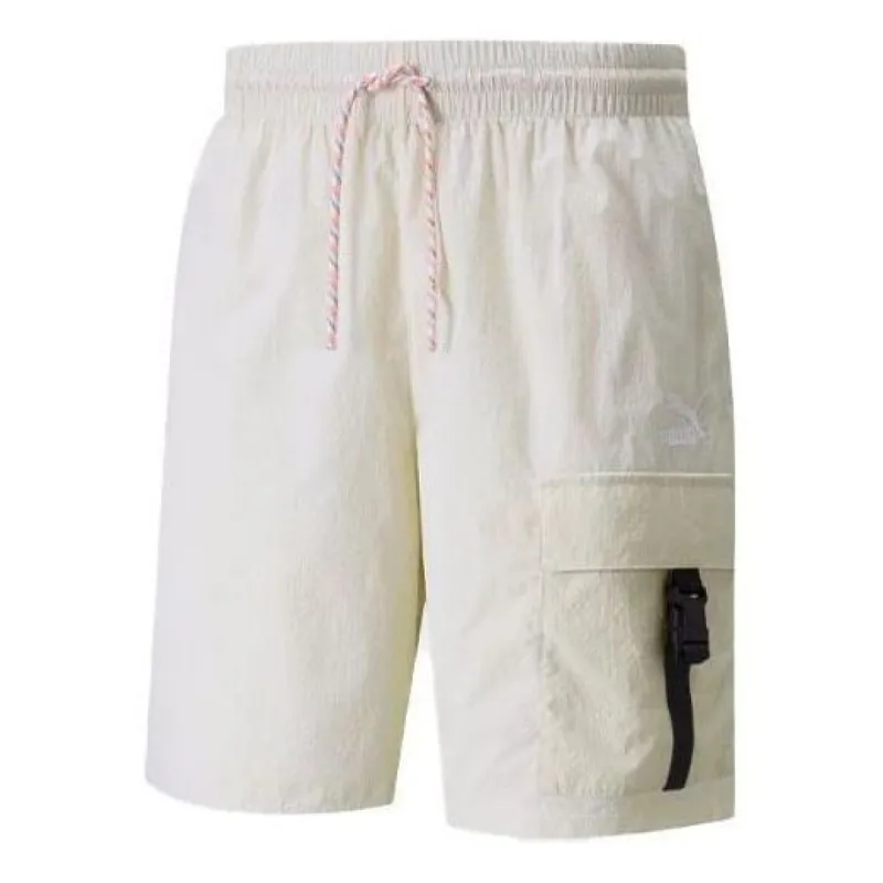 Puma Hill Camp Cargo Shorts 'White' 535407-65 sold by KicksCrew
