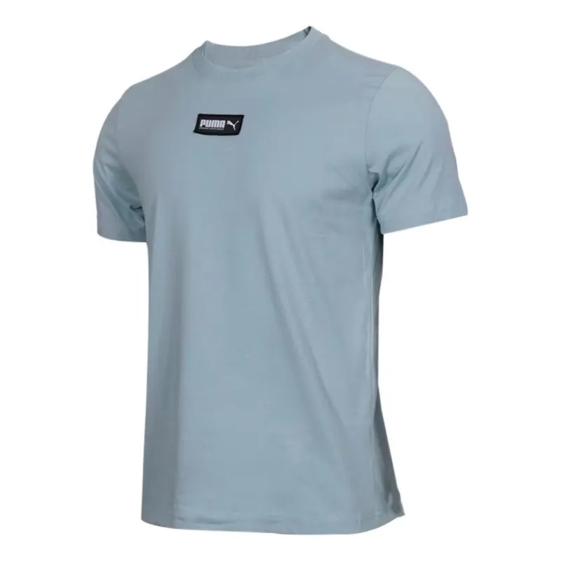 Puma Elevated Core Wash Short Sleeve 'Blue' 844632-24 sold by KicksCrew