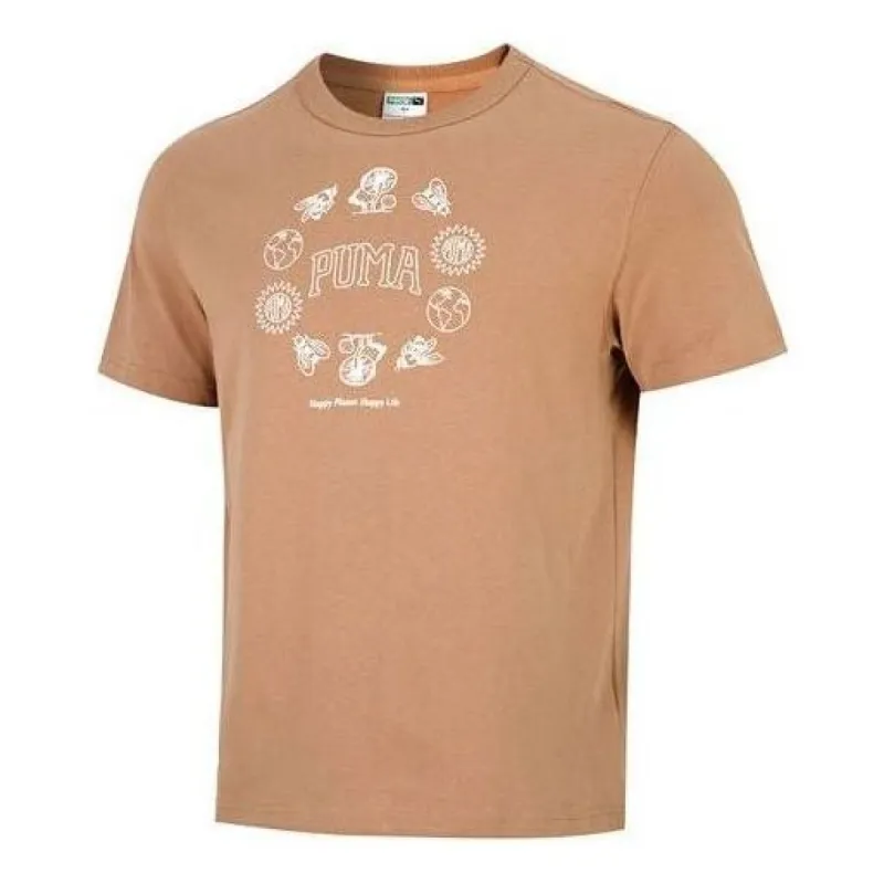 Puma Downtown Graphic Tee 'Brown' 535400-63 sold by KicksCrew
