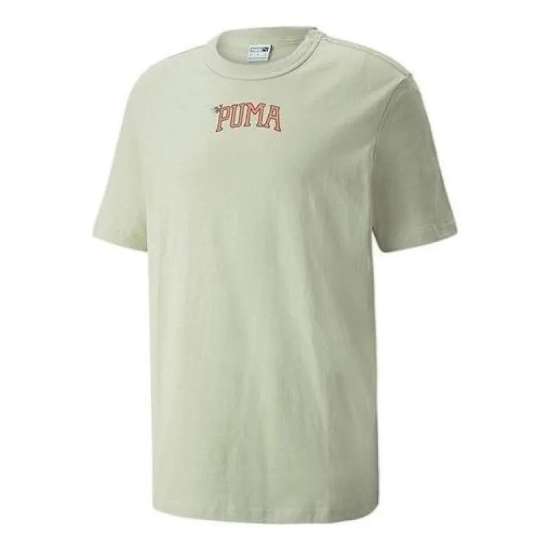 Puma Downtown Graphic Tee 'Green' 535400-33 sold by KicksCrew