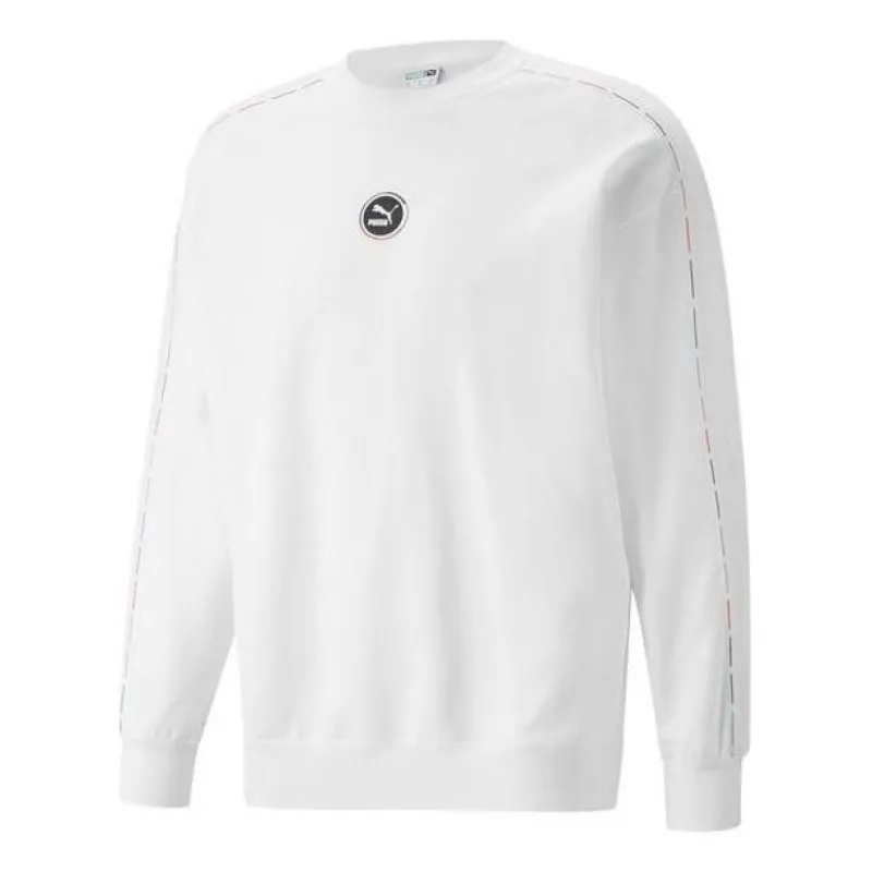 Puma Small Logo Long Sleeve T-Shirt 'White' 535382-02 sold by KicksCrew