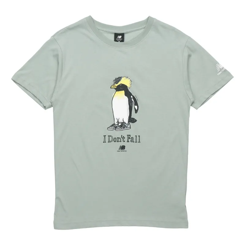 New Balance Casual Graphic Print Tee 'Green' AMT12340-LIH sold by KicksCrew