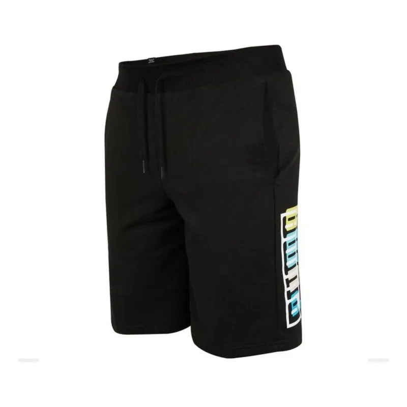Puma Summer Court Graphic Shorts 'Black' 845863-01 sold by KicksCrew