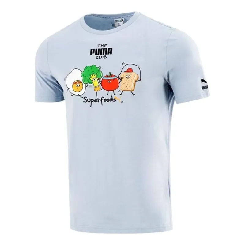 Puma Club Graphic T-Shirt 'Blue' 533197-61 sold by KicksCrew