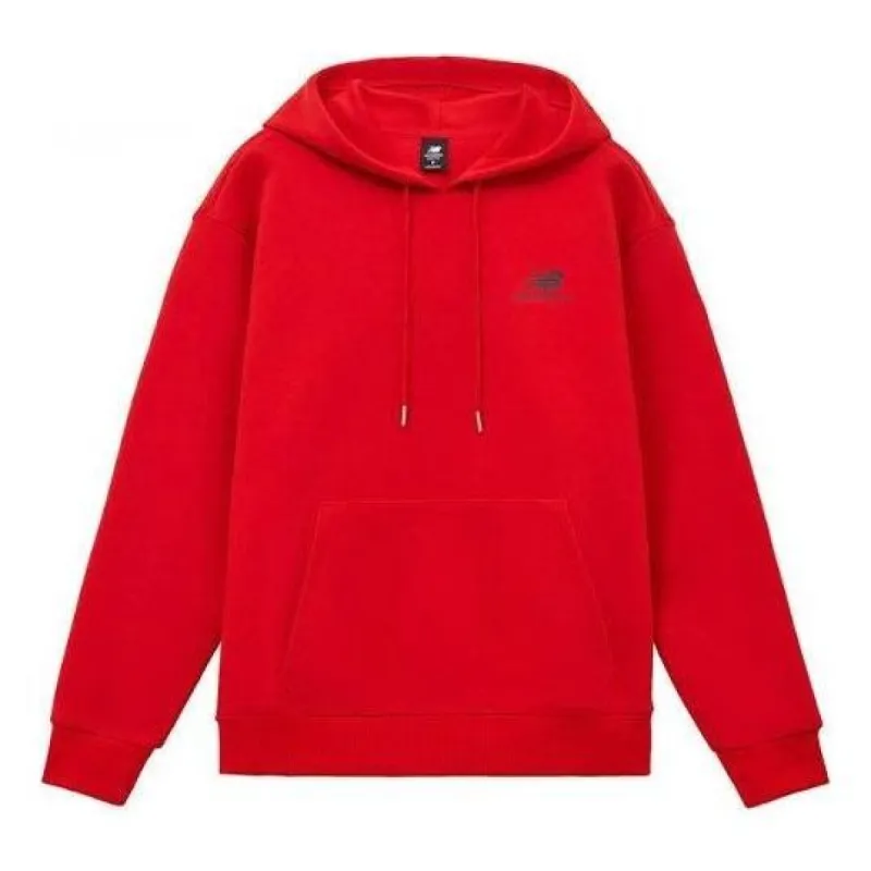 New Balance Logo Print Hoodie 'Red Black' AMT11308-ENR sold by KicksCrew