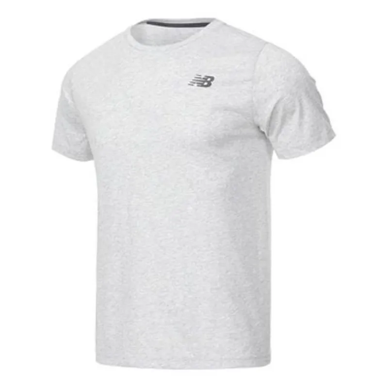 New Balance Heathertech Athletics T-Shirt 'Grey' AMT11070-AG sold by KicksCrew