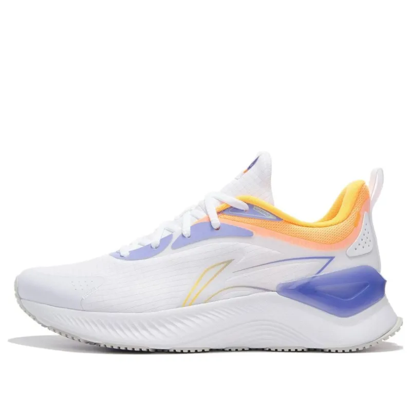 Li-Ning Yueying Element 'White Purple Yellow' ARHT023-3 sold by KicksCrew