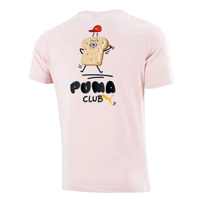 Puma Club Graphic T-Shirt 'Pink' 533197-36 sold by KicksCrew