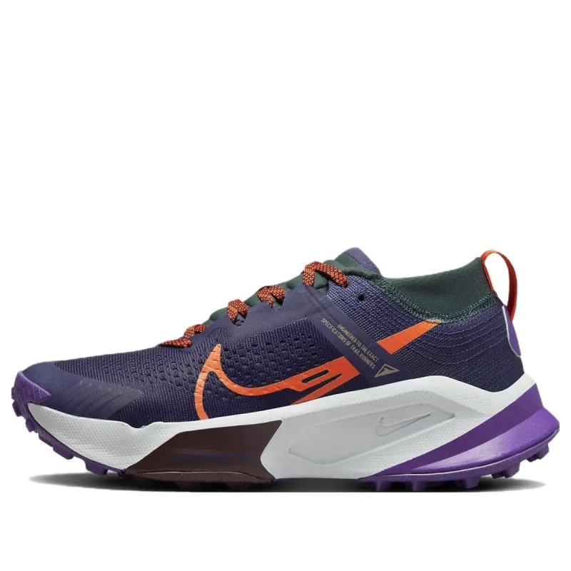 (WMNS) Nike ZoomX Zegama 'Purple Ink Safety Orange' DH0625-500 sold by KicksCrew