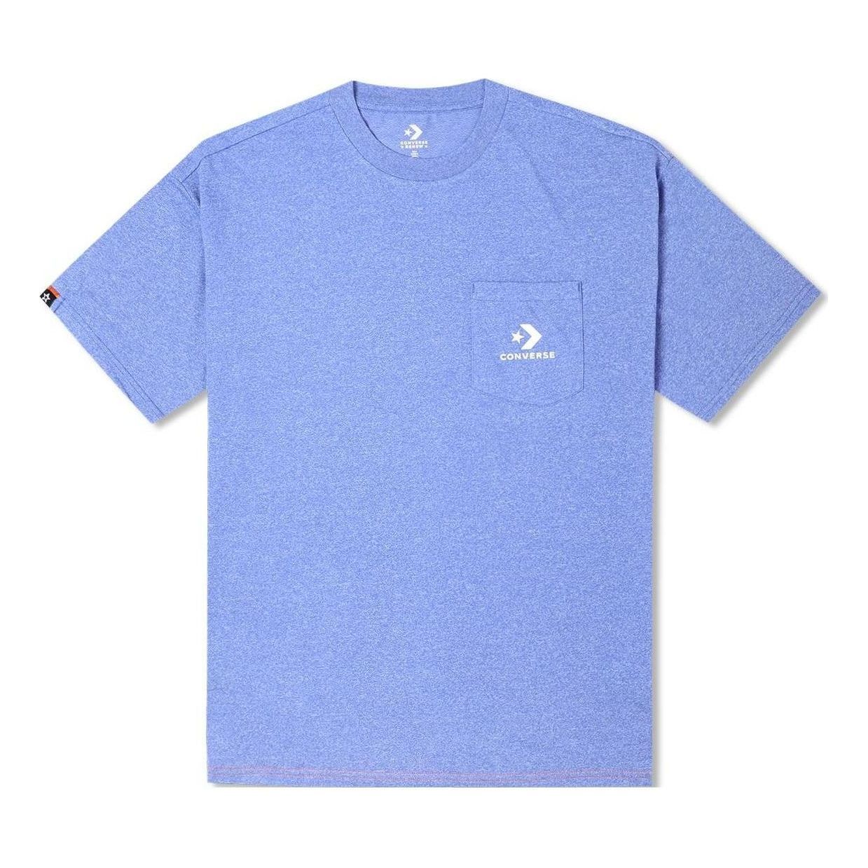 Converse Embroidered Pocket T-Shirt 'Washed Indigo' 10023283-A01 sold by KicksCrew