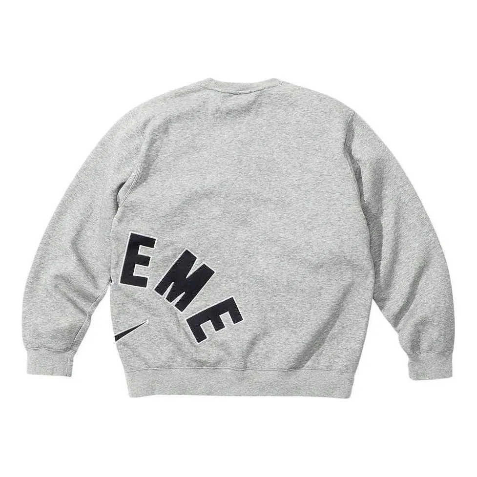Supreme x Nike Arc Crewneck 'Grey Black' SUP-SS22-824 sold by KicksCrew product image thumbnail 2