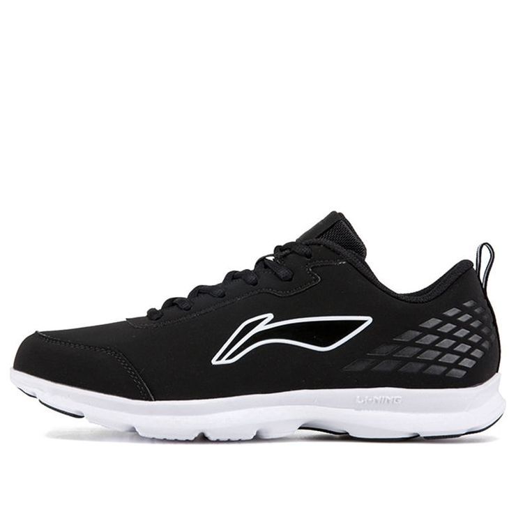 Li-Ning Running Shoes 'Black White' ARBN249-1 sold by KicksCrew