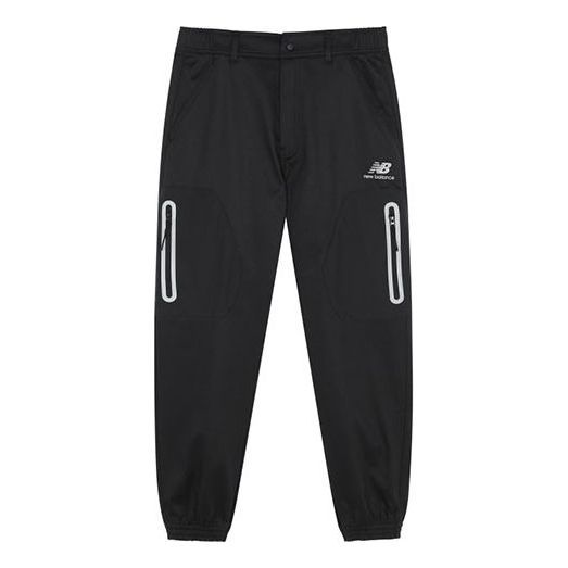 New Balance Logo Classic Cotton Pants 'Black' AMP14325-BK sold by KicksCrew