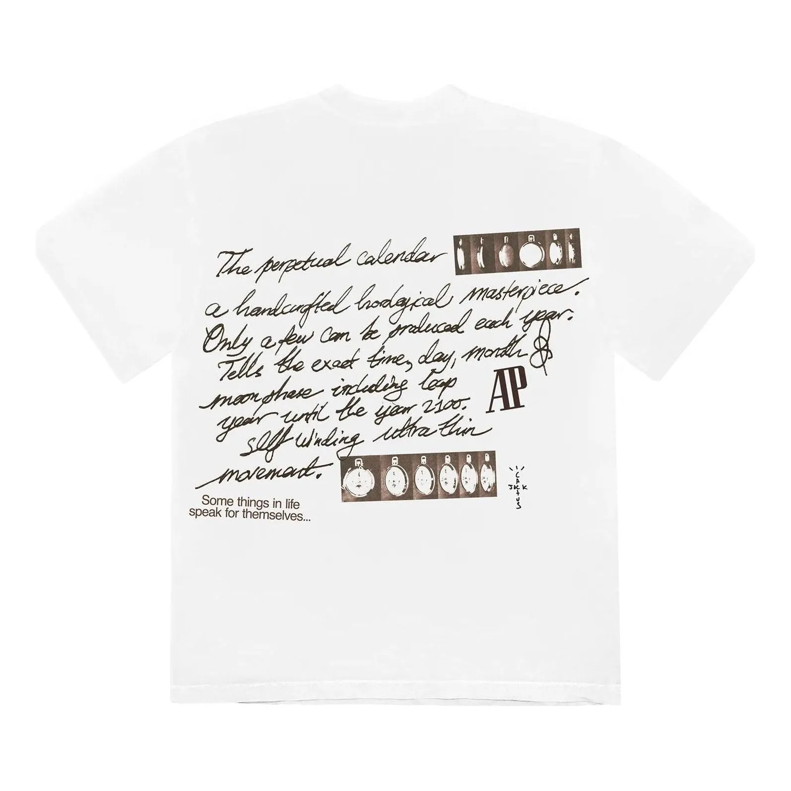 Travis Scott x AUDEMARS PIGUET 'White' CJAP-SS03 sold by KicksCrew product image thumbnail 2