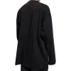Balenciaga Caps Oversized Long Sleeve T-Shirt 'Black' 681046TNVL11070 sold by KicksCrew