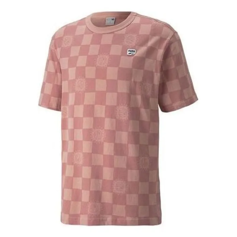 Puma Downtown Aop Tee 'Pink' 535365-24 sold by KicksCrew