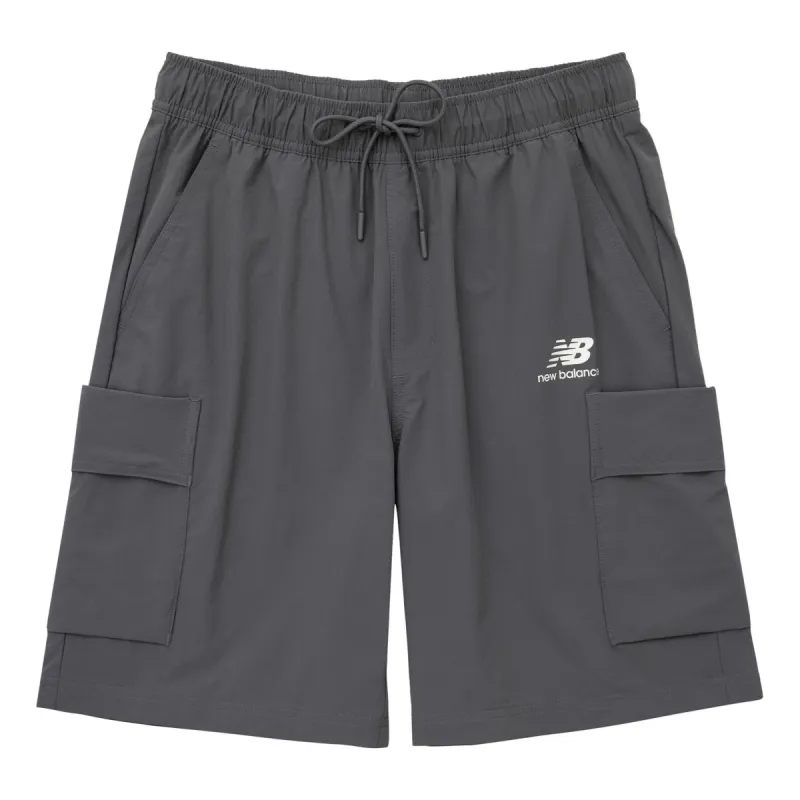 New Balance NBX Holiday Woven Pocket Shorts 'Grey' AMS32370-CTR sold by KicksCrew