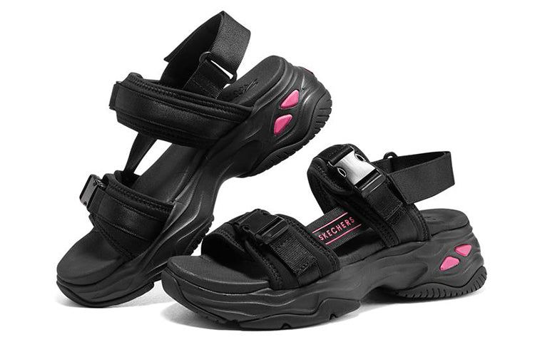 (WMNS) Skechers D'lites 4.0 Sandals 'Black Pink' 119385-BBK sold by KicksCrew product image thumbnail 3