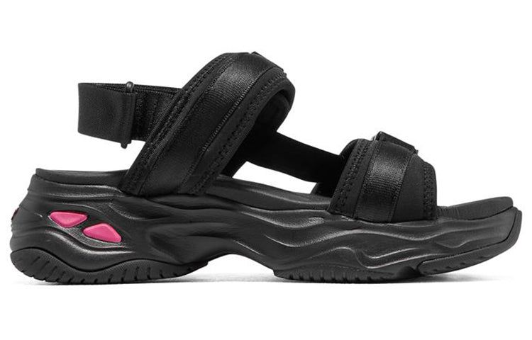 (WMNS) Skechers D'lites 4.0 Sandals 'Black Pink' 119385-BBK sold by KicksCrew product image thumbnail 2