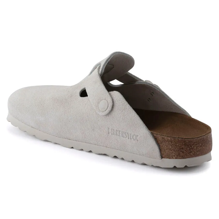 Birkenstock Boston Suede Leather Sandals 'Antique White' 1024731 sold by KicksCrew product image thumbnail 4