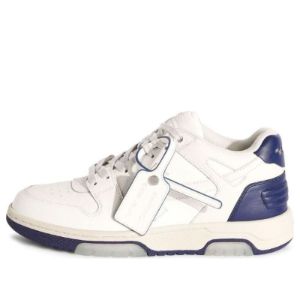 【もち】office2019 Off-White Out Of Office Leather Sneakers 'White Blue