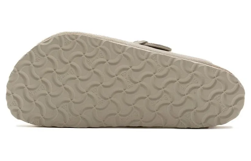 Birkenstock Boston Suede Leather Sandals 'Antique White' 1024731 sold by KicksCrew product image thumbnail 5