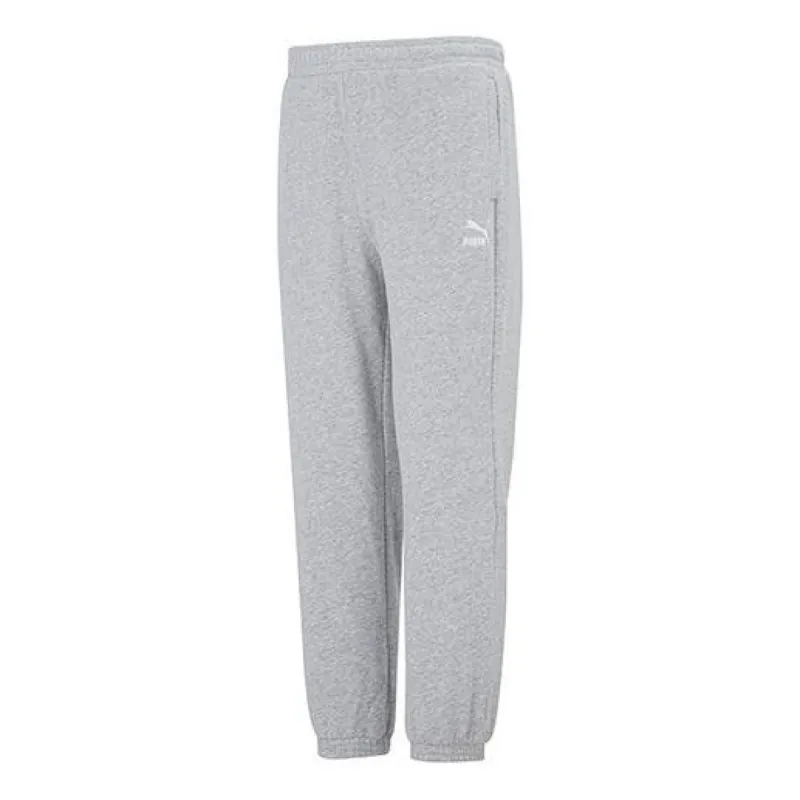 Puma Logo Classics Pants 'Grey' 535261-04 sold by KicksCrew