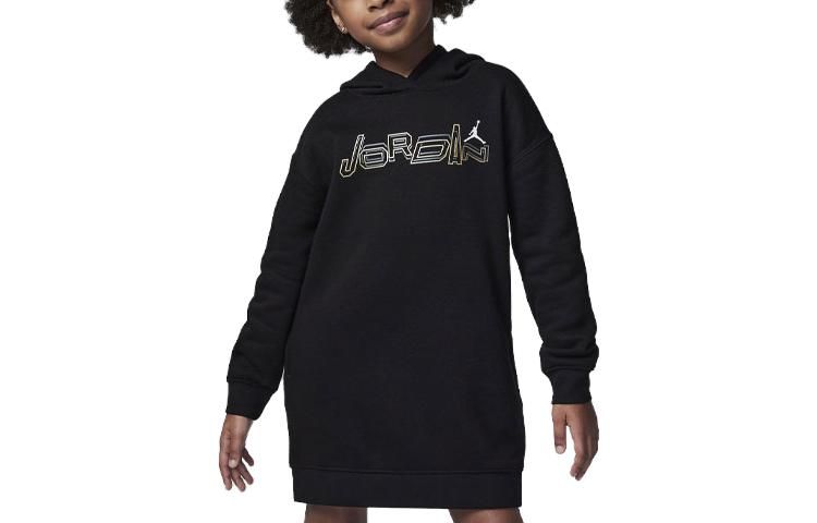 (GS) Air Jordan Take Flight Shine Pullover Dress 'Black' 35C893-023 sold by KicksCrew product image thumbnail 2