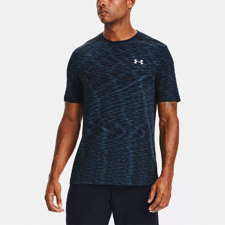 Under Armour Seamless Short Sleeve T-shirt 'College Navy' 1347751-408 sold by KicksCrew product image thumbnail 3
