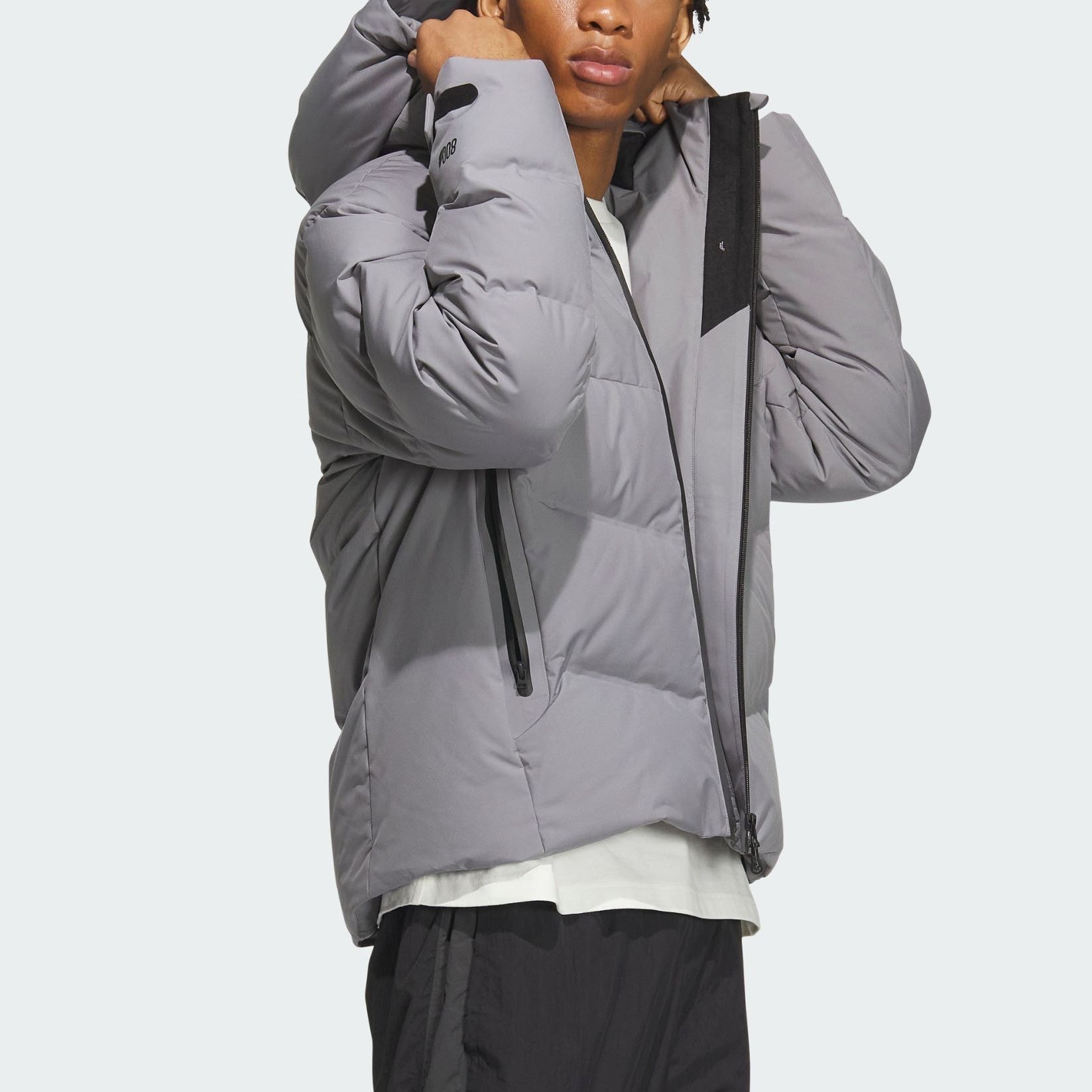 adidas Down Jacket 'Grey' IW0784 sold by KicksCrew product image thumbnail 4